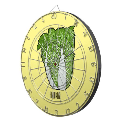 Cible De Fléchettes Illustration de chou chinois (Devant droit)