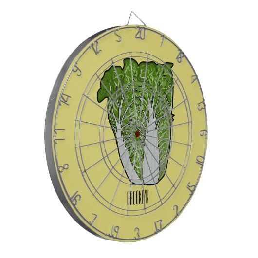 Cible De Fléchettes Illustration de chou chinois (Devant gauche)