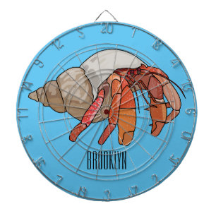 Cible De Fléchettes Illustration de crabe ermite