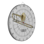 Cible De Fléchettes Illustration de dessin animé de Trombone (Devant gauche)