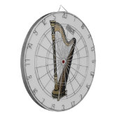 Cible De Fléchettes Illustration de dessin animé sur la harpe (Devant gauche)