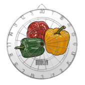 Cible De Fléchettes Illustration de dessin de Capsicum (Devant)