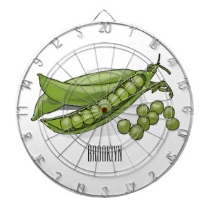 Cible De Fléchettes Illustration de dessin de pois