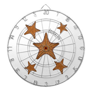 Cible De Fléchettes Illustration de dessin de Starfish