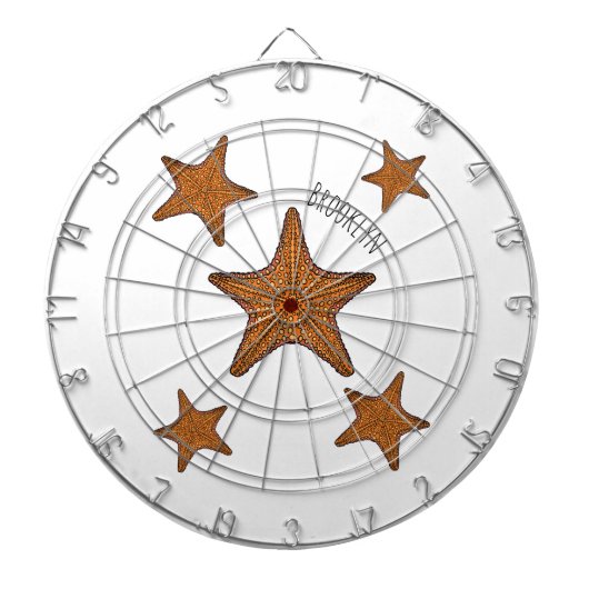 Cible De Fléchettes Illustration de dessin de Starfish (Devant)