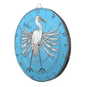 Cible De Fléchettes Illustration de dessin d'oiseau de grand feu (Devant droit)