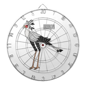 Cible De Fléchettes Illustration de dessin du secrétaire pour oiseaux