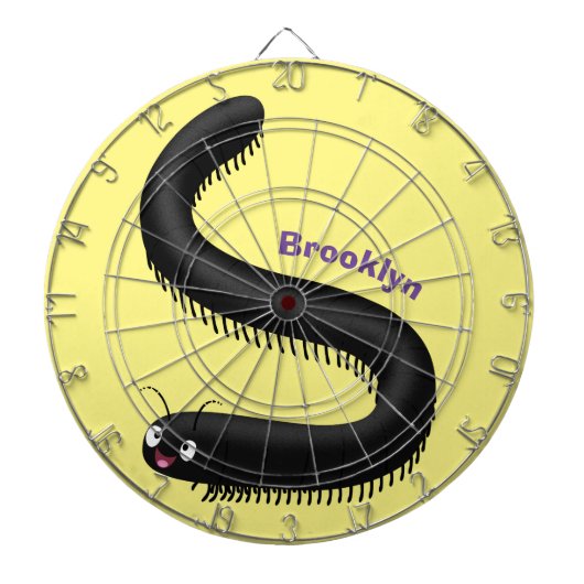 Cible De Fléchettes Illustration de dessin mignon millipede (Devant)