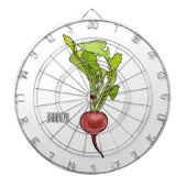 Cible De Fléchettes Illustration de dessin Radish (Devant)