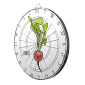 Cible De Fléchettes Illustration de dessin Radish (Devant droit)