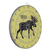 Cible De Fléchettes Illustration de dessin sur l'orignal (Devant gauche)