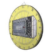Cible De Fléchettes Illustration de dessin sur micro-ondes (Devant droit)