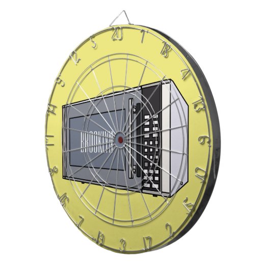 Cible De Fléchettes Illustration de dessin sur micro-ondes (Devant droit)