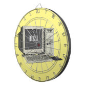 Cible De Fléchettes Illustration de dessin sur ordinateur (Devant droit)