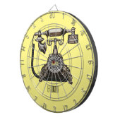 Cible De Fléchettes Illustration de dessin téléphonique (Devant droit)