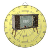 Cible De Fléchettes Illustration de dessin télévisé (Devant)