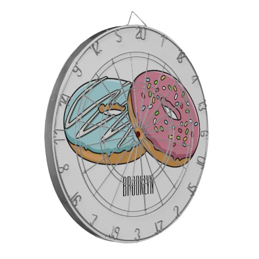 Cible De Fléchettes Illustration de Donut (Devant gauche)