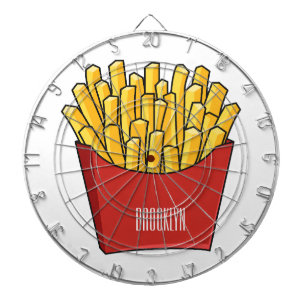 Cible De Fléchettes Illustration de frites