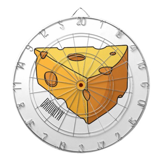 Cible De Fléchettes Illustration de fromage (Devant)