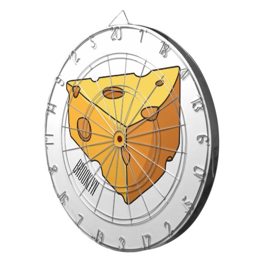 Cible De Fléchettes Illustration de fromage (Devant droit)