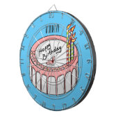 Cible De Fléchettes Illustration de gâteau d'anniversaire (Devant droit)