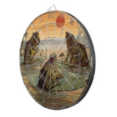 Cible De Fléchettes Illustration de grenouilles Lily Pads Moon (Devant droit)