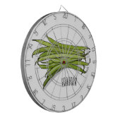 Cible De Fléchettes Illustration de haricots verts (Devant gauche)