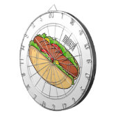 Cible De Fléchettes Illustration de Hot dog (Devant droit)