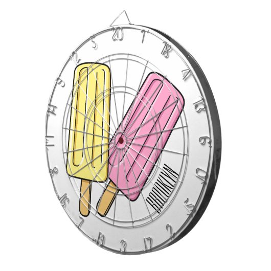 Cible De Fléchettes Illustration de Ice pop (Devant droit)