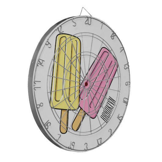 Cible De Fléchettes Illustration de Ice pop (Devant gauche)