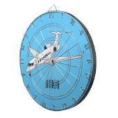 Cible De Fléchettes Illustration de jet privé (Devant droit)