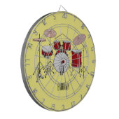 Cible De Fléchettes Illustration de kit de batterie (Devant gauche)