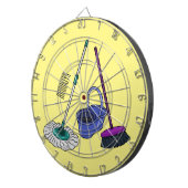 Cible De Fléchettes Illustration de la bande dessinée Broom & mop (Devant droit)