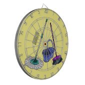 Cible De Fléchettes Illustration de la bande dessinée Broom & mop (Devant gauche)