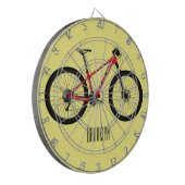 Cible De Fléchettes Illustration de la bande dessinée de vélo (Devant gauche)