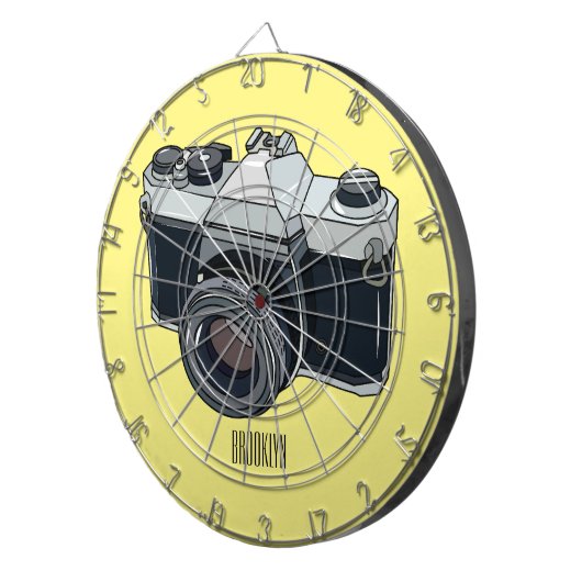 Cible De Fléchettes Illustration de la caméra (Devant droit)