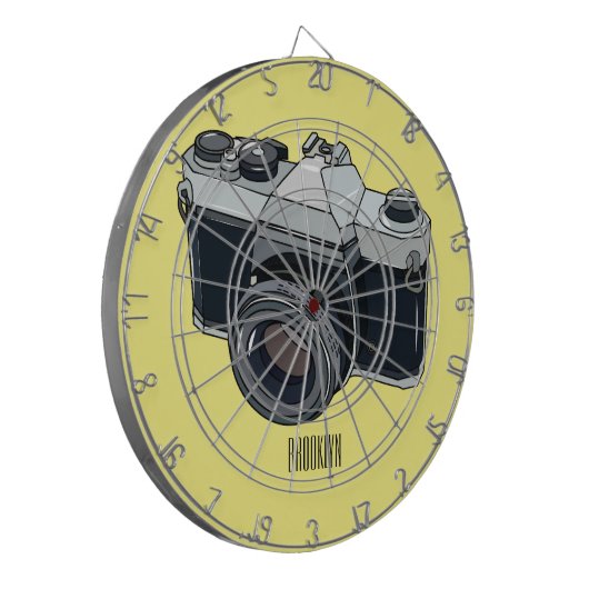 Cible De Fléchettes Illustration de la caméra (Devant gauche)