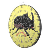 Cible De Fléchettes Illustration de la caricature du dendroctone du rh (Devant droit)