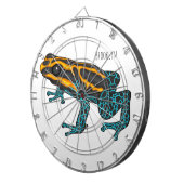 Cible De Fléchettes Illustration de la grenouille à fléchettes de pois (Devant droit)