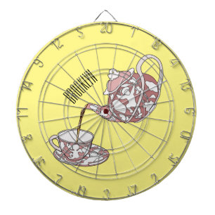 Cible De Fléchettes Illustration de la série Teacup