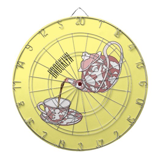 Cible De Fléchettes Illustration de la série Teacup (Devant)