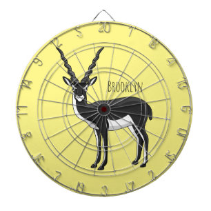 Cible De Fléchettes Illustration de l'antilope Blackbuck