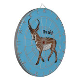 Cible De Fléchettes Illustration de l'antilope Pronghorn (Devant gauche)