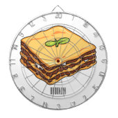 Cible De Fléchettes Illustration de Lasagna (Devant)