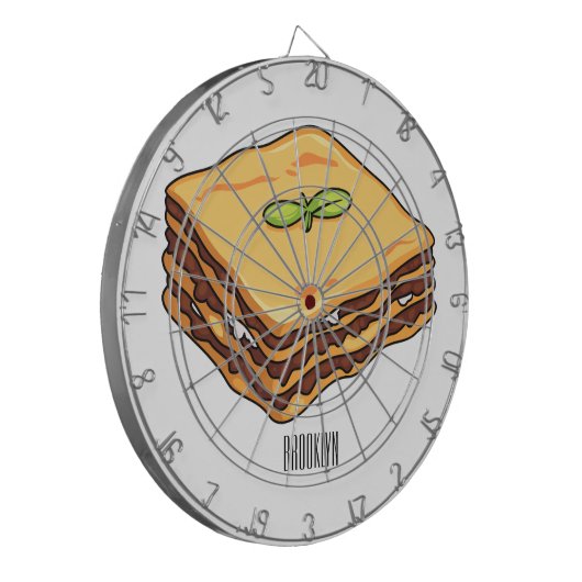 Cible De Fléchettes Illustration de Lasagna (Devant gauche)