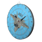 Cible De Fléchettes Illustration de l'avion de chasse (Devant droit)