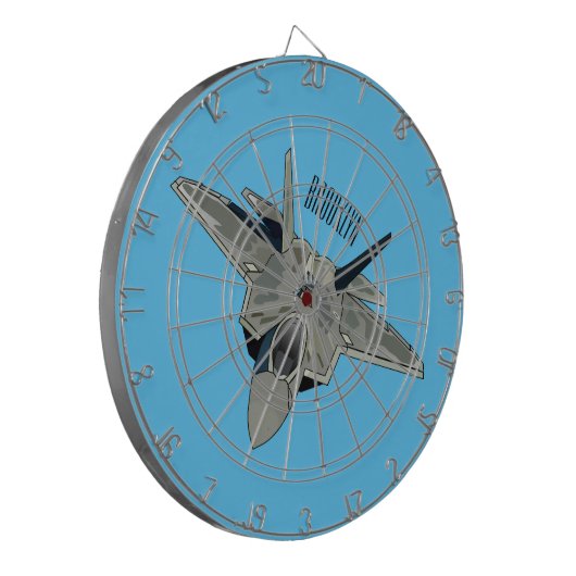 Cible De Fléchettes Illustration de l'avion de chasse (Devant gauche)