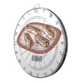 Cible De Fléchettes Illustration de l'éclair de chocolat (Devant droit)