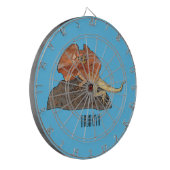 Cible De Fléchettes Illustration de lézard à col frisé (Devant gauche)