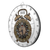 Cible De Fléchettes Illustration de l'horloge d'alarme (Devant droit)